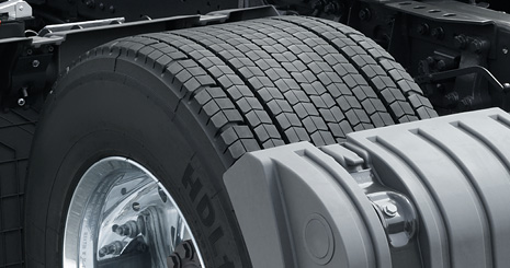 Суперширокие шины для грузовых автомобилей Mercedes-Benz Actros